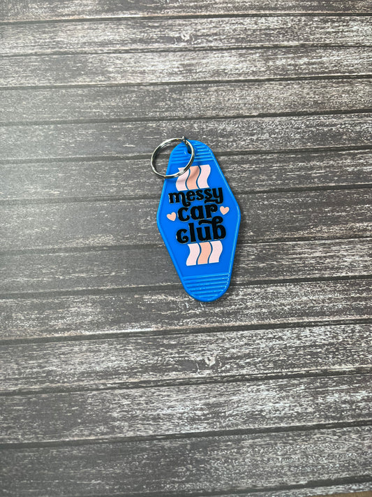 “Messy Car Club” Keychain