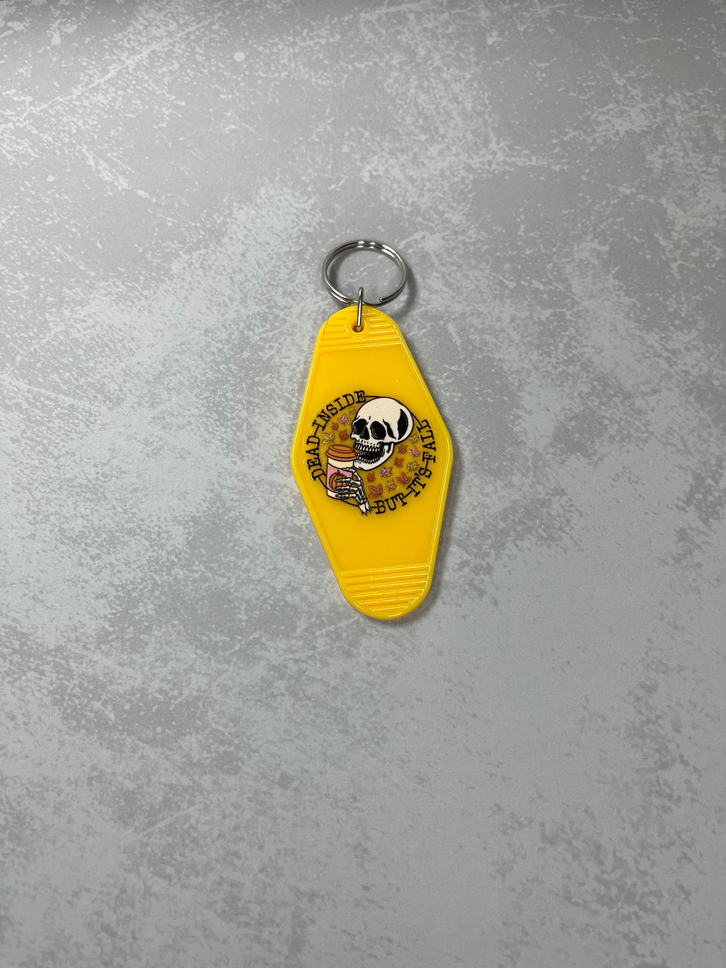 “Dead Inside but It’s Fall” Keychain